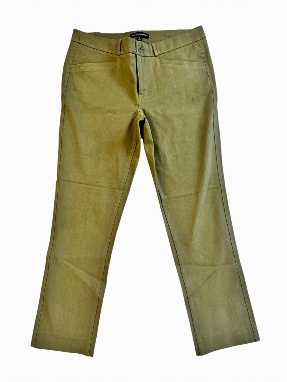 Banana Republic Olive Green Cropped Dress Pants